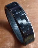 Narrow Carbon Fiber Ring - Polished